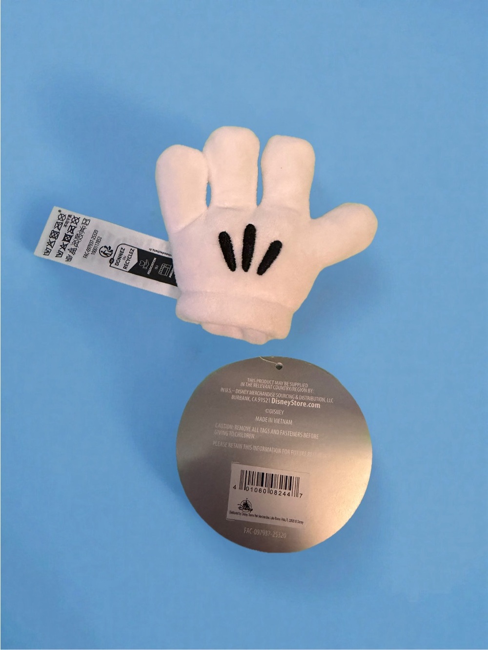 Disney Parks Mickey Mouse Glove Headband Plush